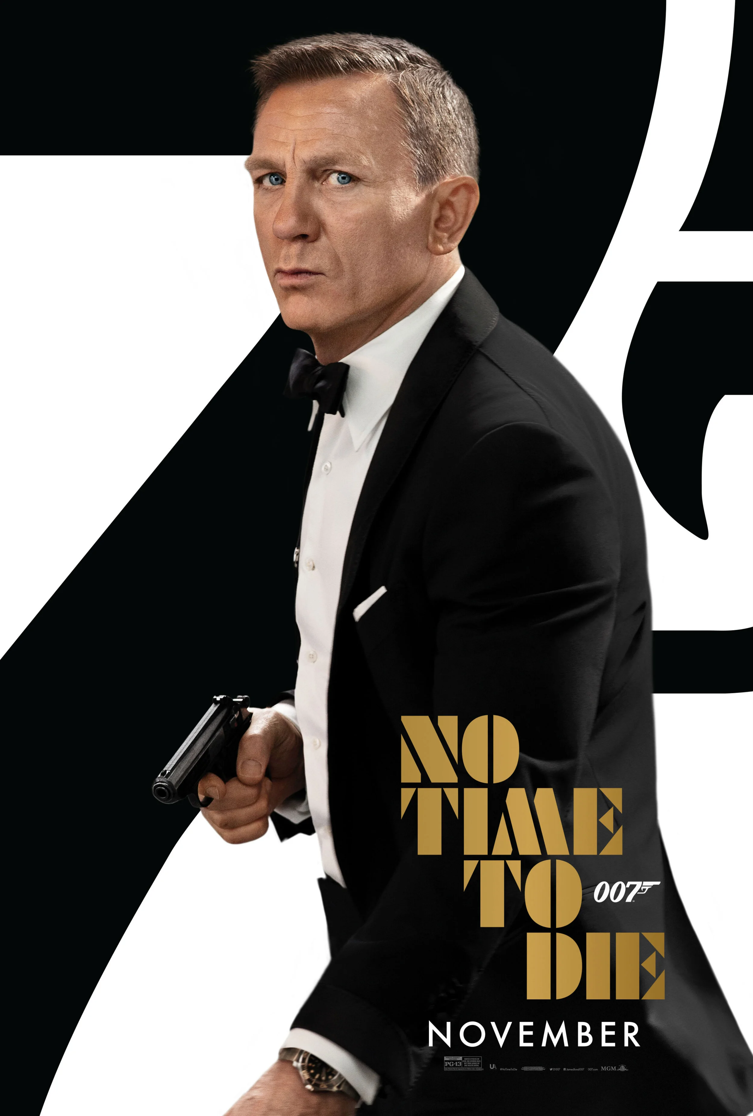 New Poster For James Bond film 'No Time To Die' — BlackFilmandTV.com